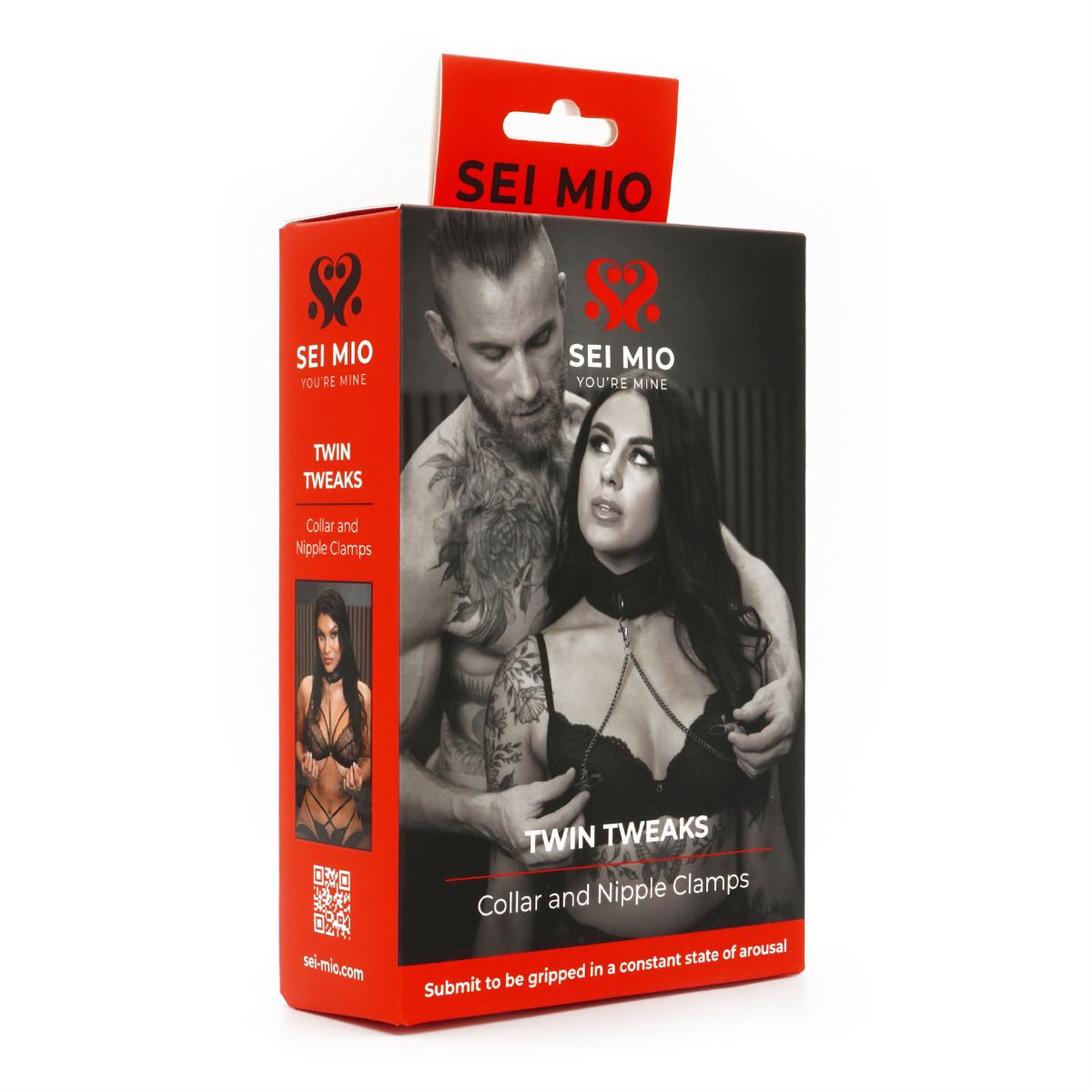 Velvet Collar with Nipple Clamps