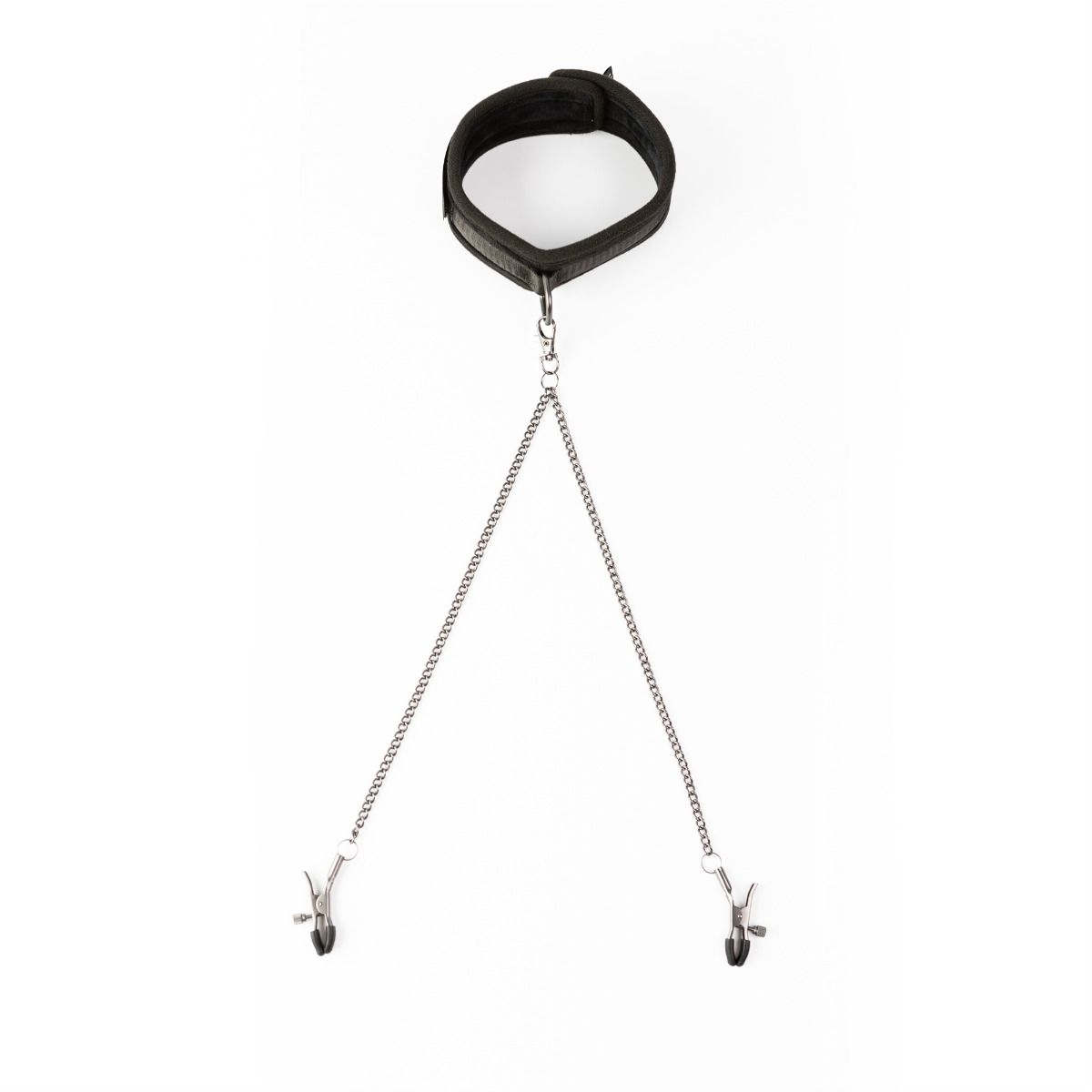Velvet Collar with Nipple Clamps