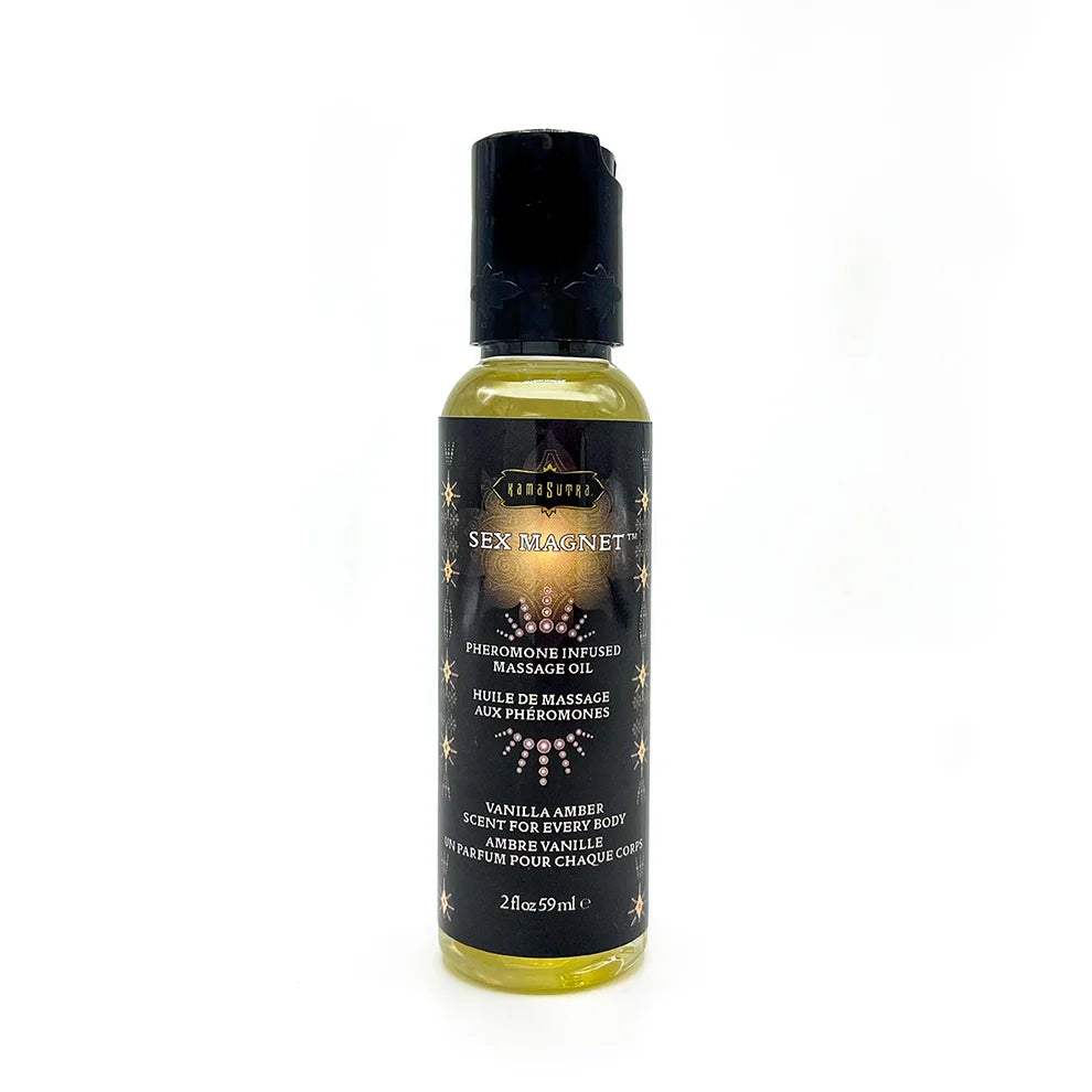 Kama Sutra Sex Magnet Pheromone Infused Oil Vanilla Amber 2oz