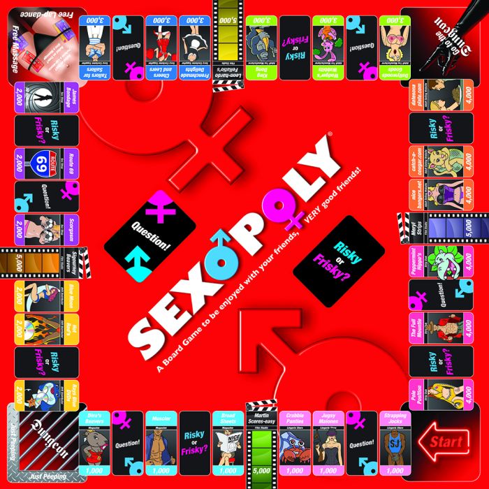 SEXOPOLY Board Game