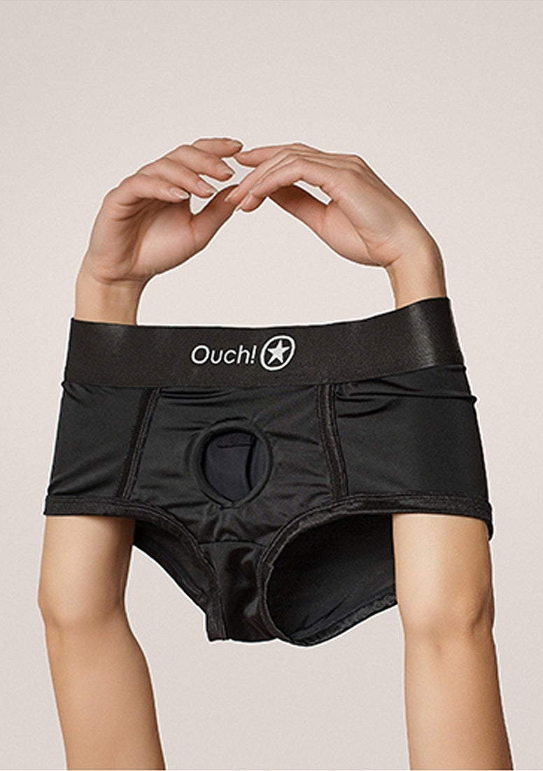 Vibrating Strap-on Brief - M/L