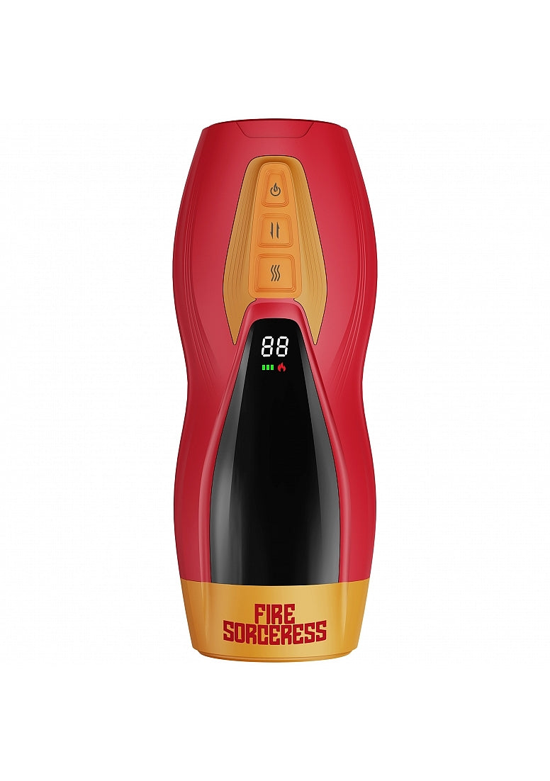 Solara Fire Sorceress Thrusting, Heating and Vibrating Virtual Reality Masturbator