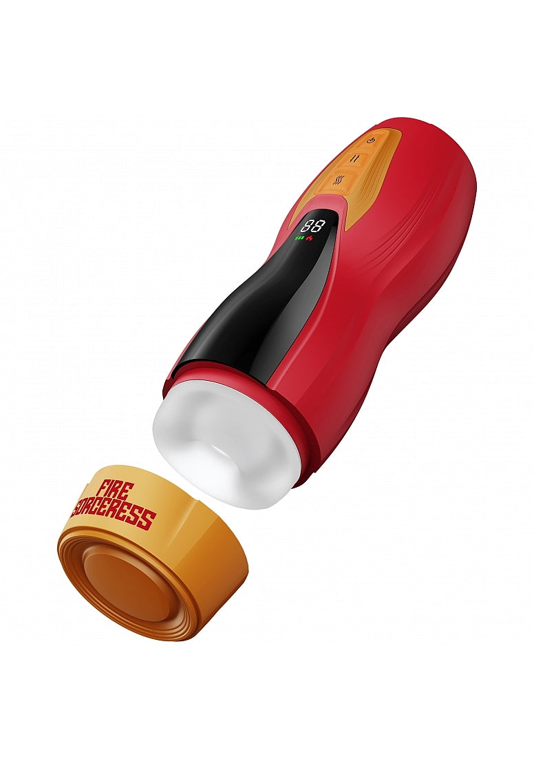 Solara Fire Sorceress Thrusting, Heating and Vibrating Virtual Reality Masturbator