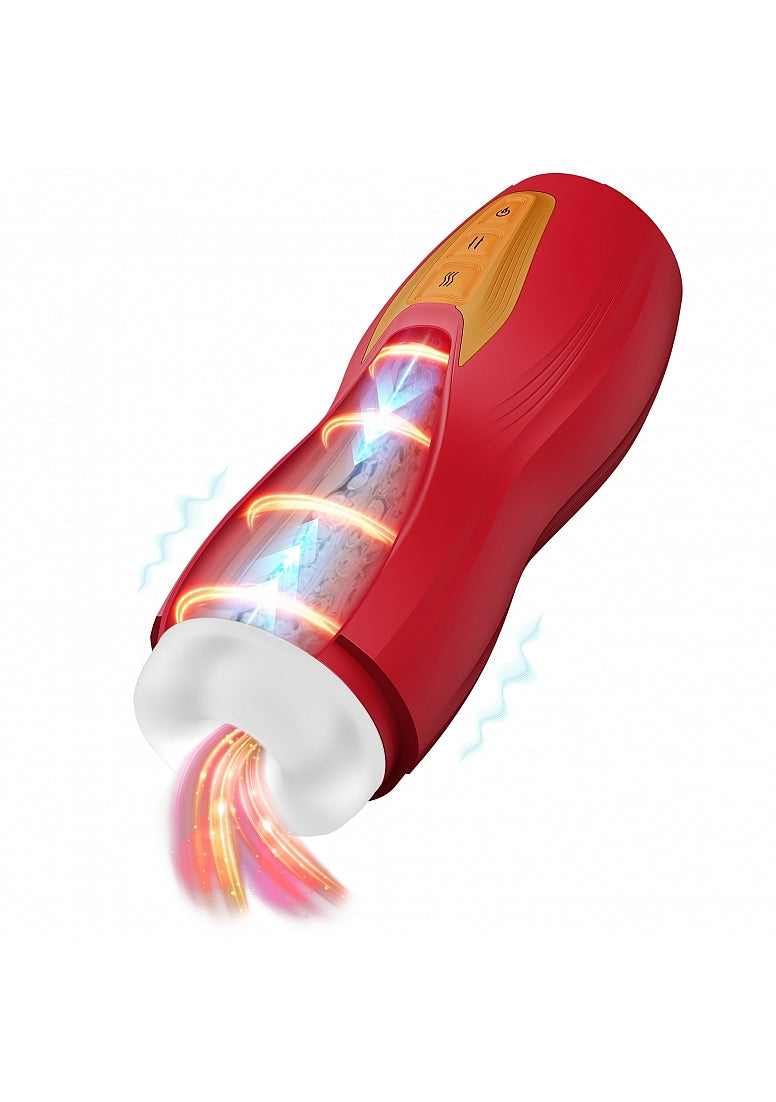 Solara Fire Sorceress Thrusting, Heating and Vibrating Virtual Reality Masturbator