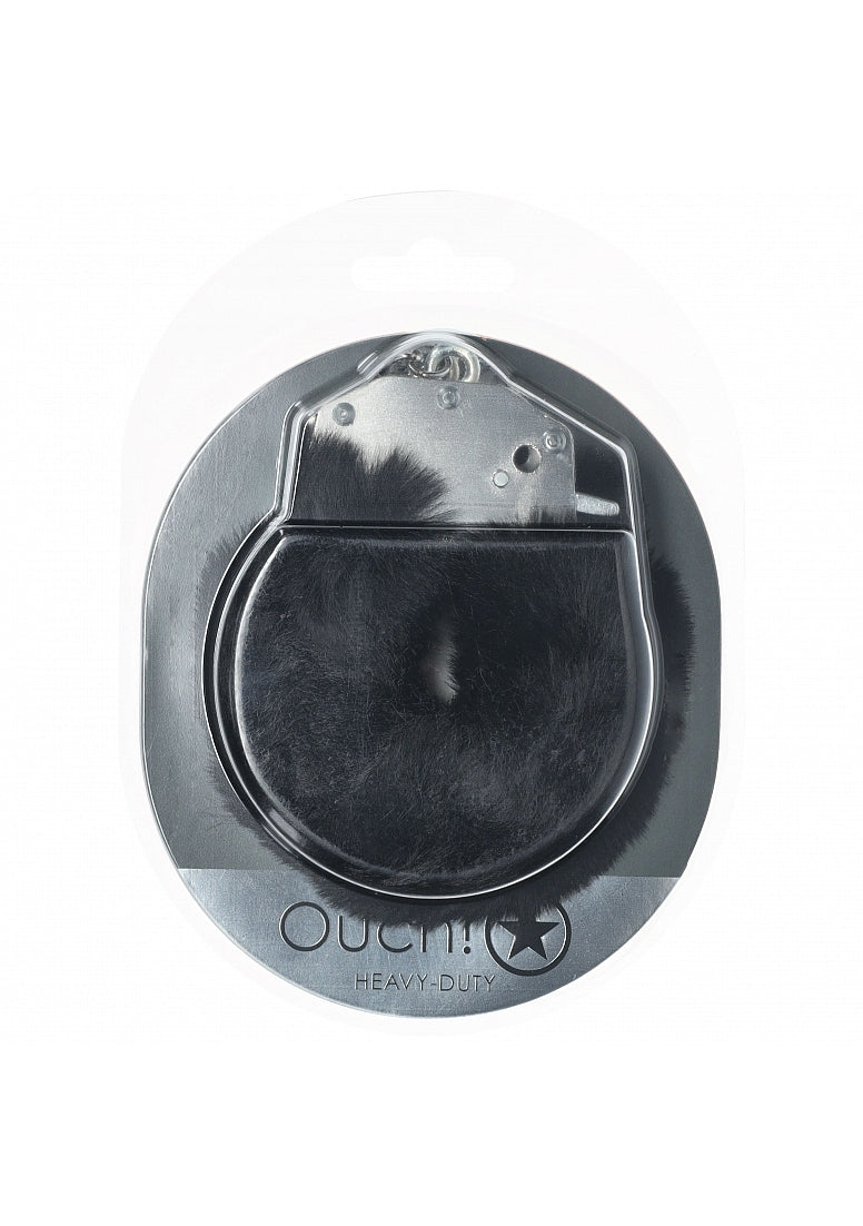 Ouch! Fluffy Cuffs Black