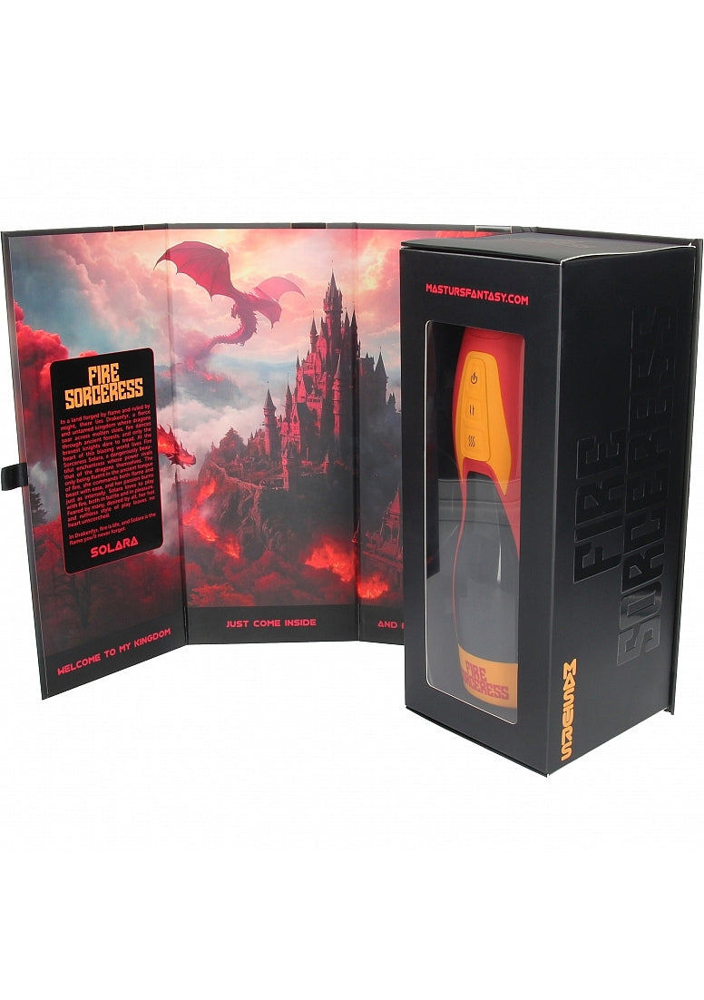 Solara Fire Sorceress Thrusting, Heating and Vibrating Virtual Reality Masturbator
