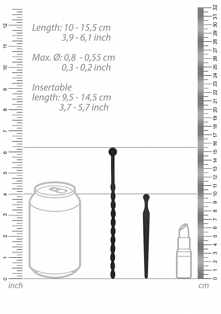 Silicone Plug Set Beginners Urethral Sounding