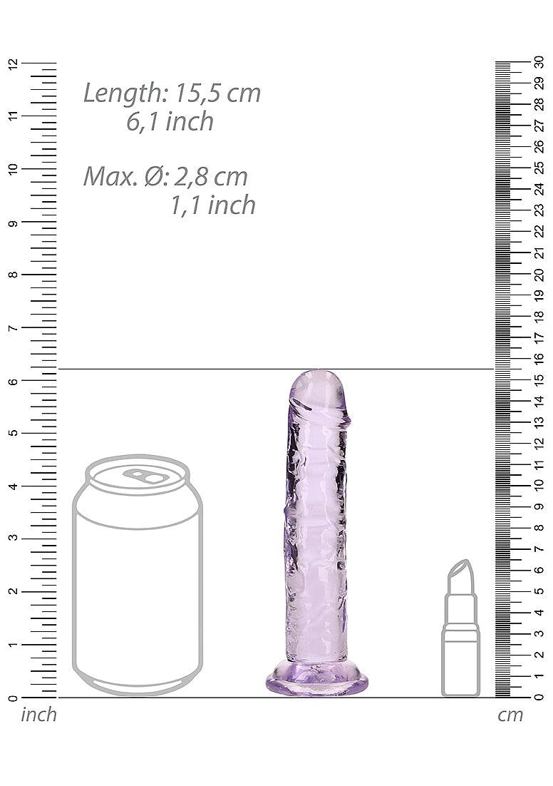 Realrock 6" Dildo in Purple