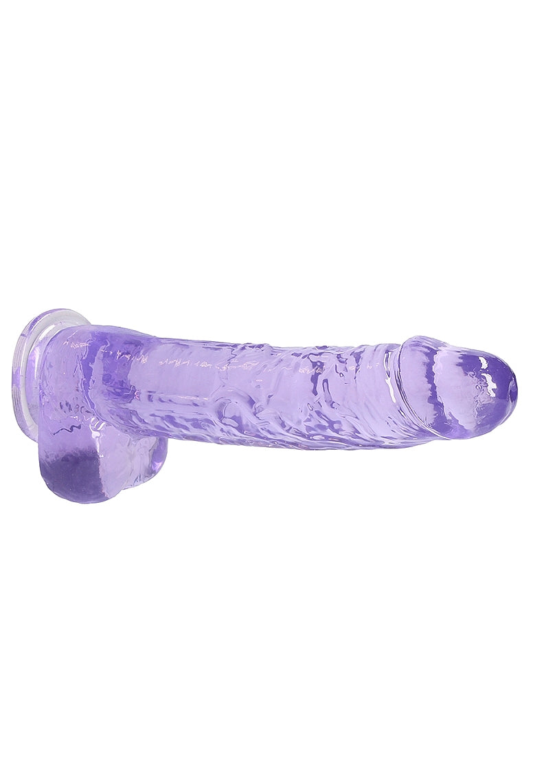 Realrock 9" Dildo with Balls in Purple