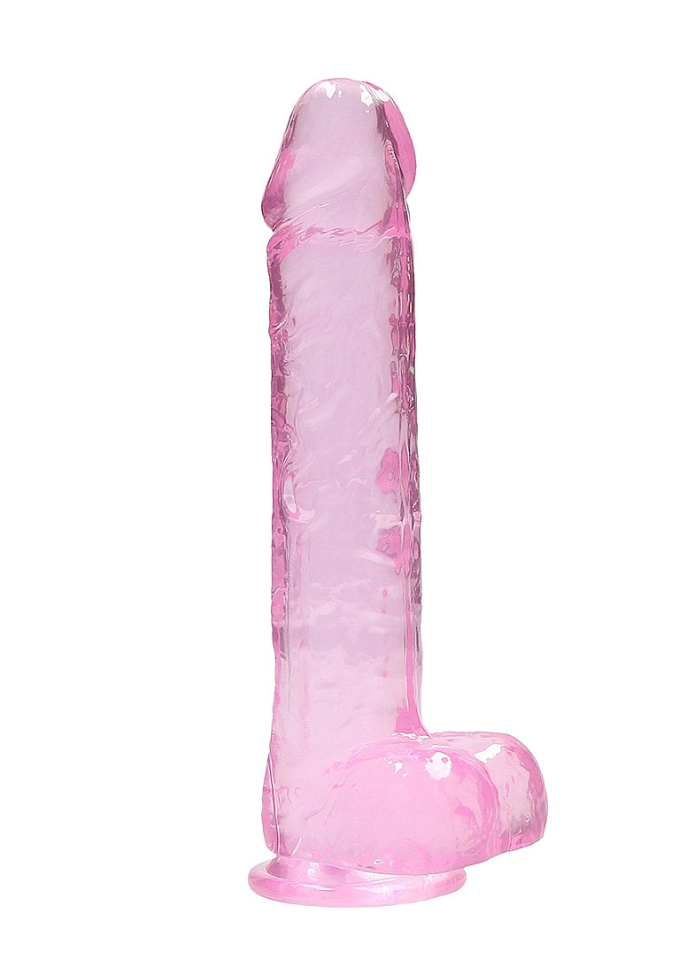 Realrock 9" Dildo with Balls in Pink