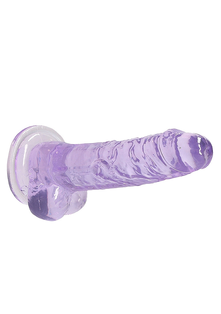 Realrock 7" Dildo with Balls in Purple