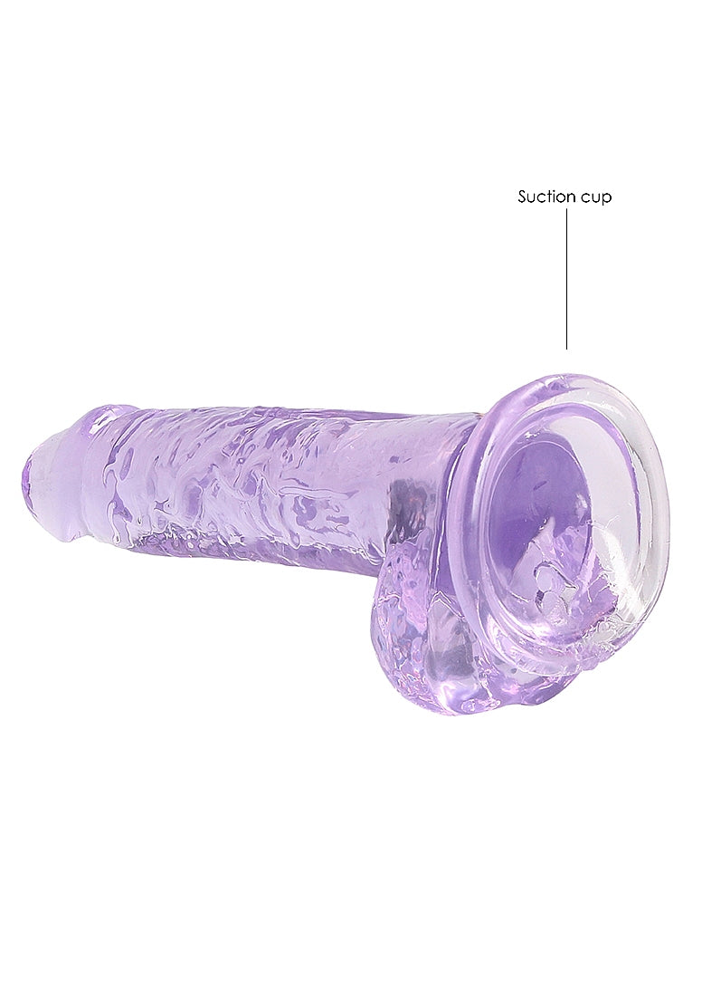 Realrock 7" Dildo with Balls in Purple