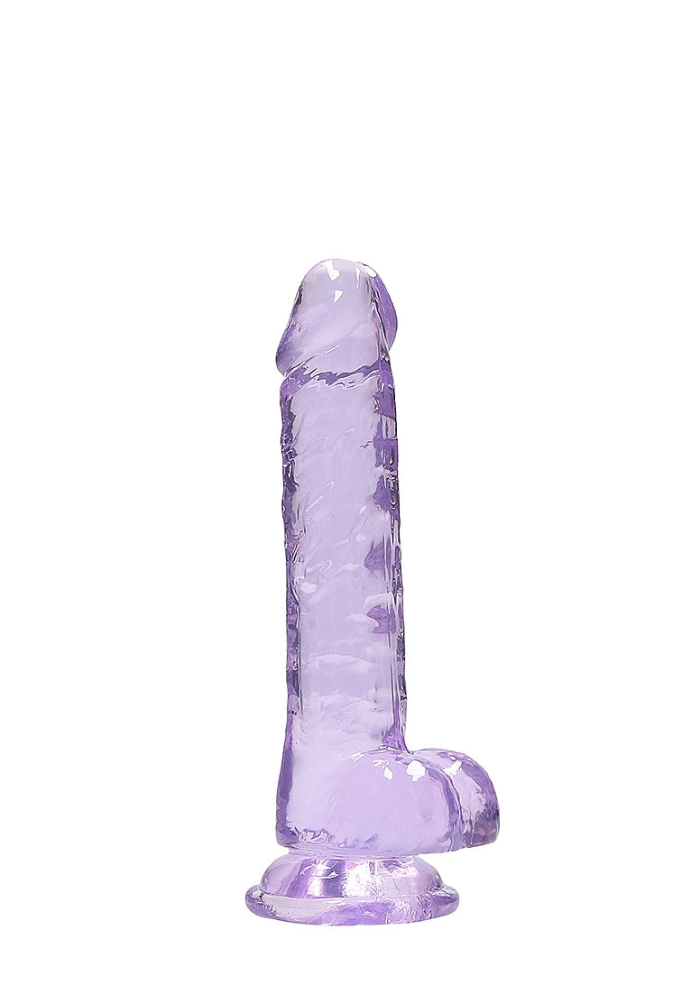 Realrock 7" Dildo with Balls in Purple