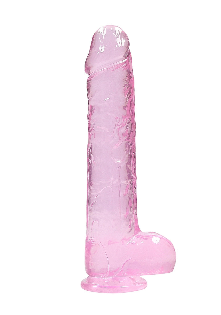 Realrock 9" Dildo with Balls in Pink