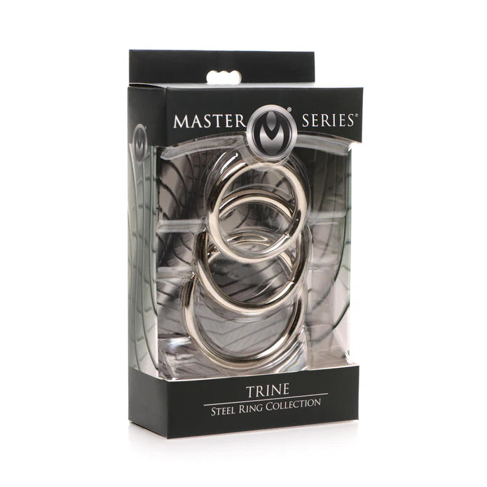 Master Series Trine Steel Ring Collection