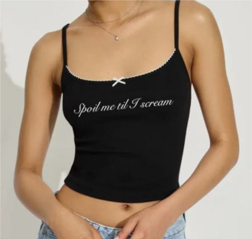 Spoil Me Embroidered Tank