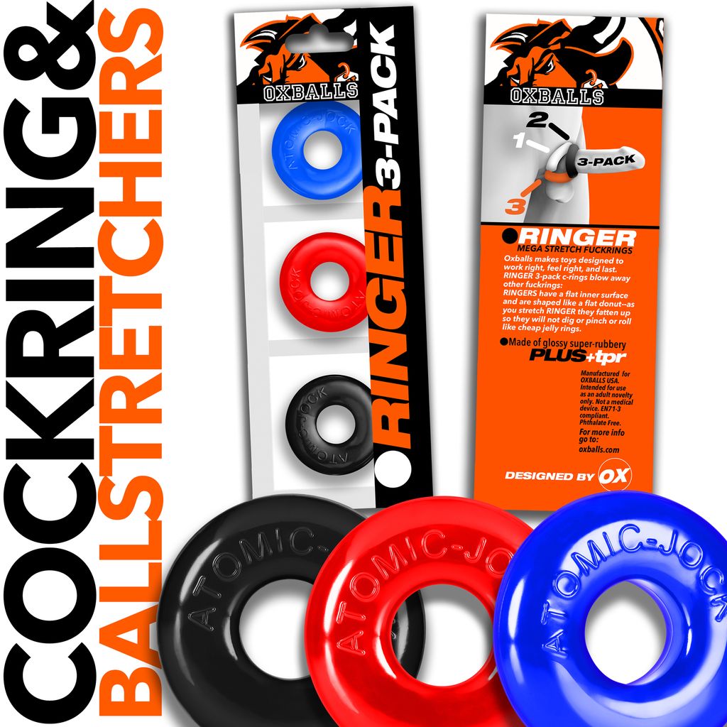 Ringer Donut C-Rings 3-Pack Multicolor