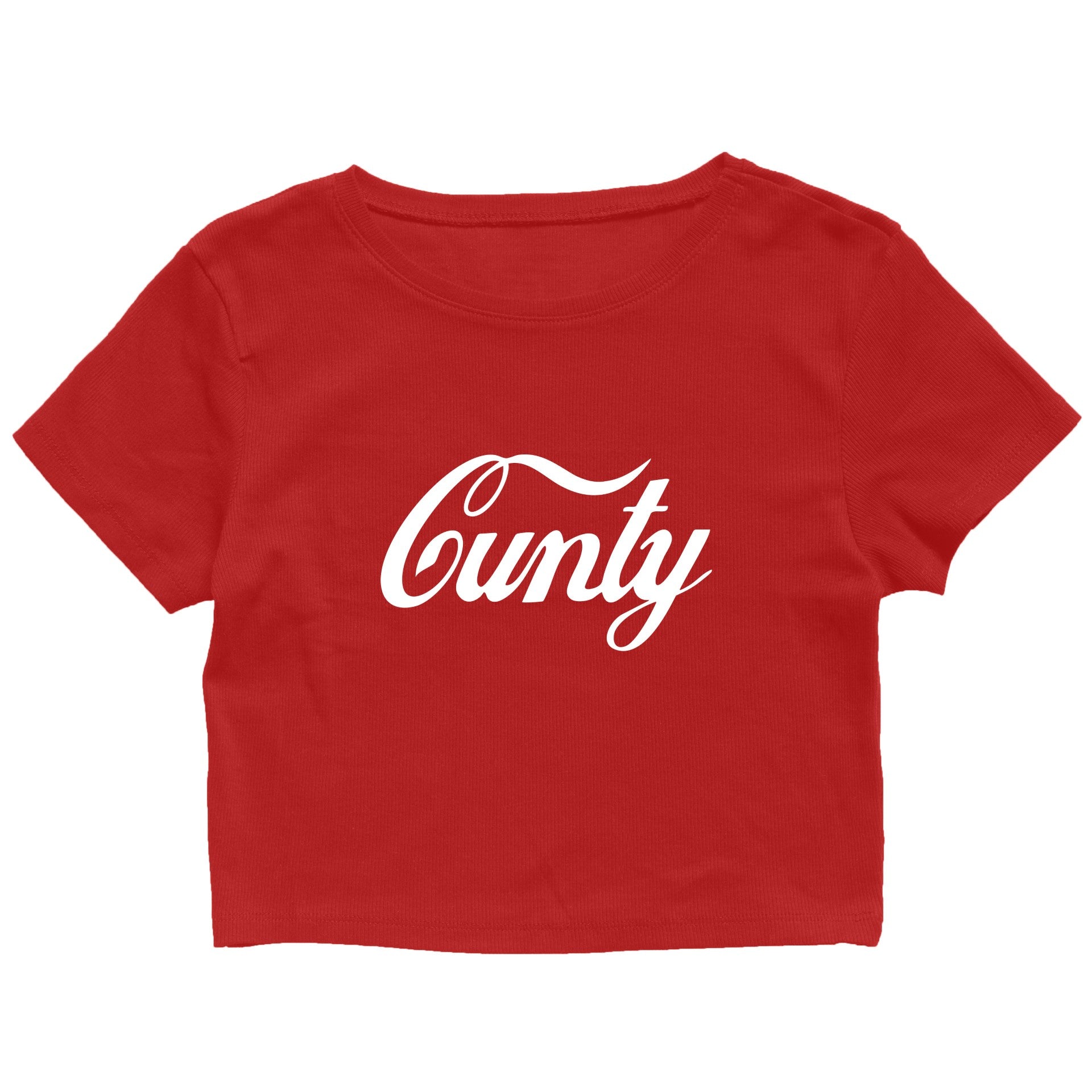 Cunty Cropped Graphic Tee