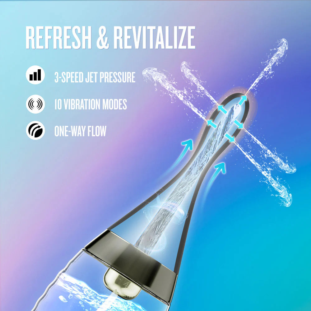Anal Adventures Aqua Jet Vibrating Anal Douche