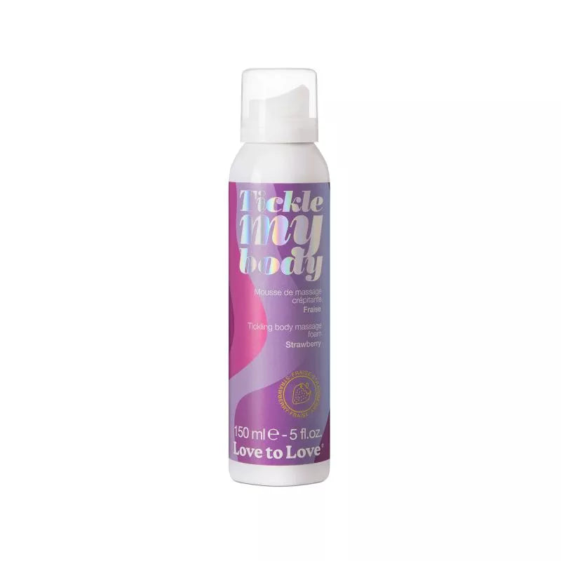 Tickle My Body Massage Foam in Strawberry