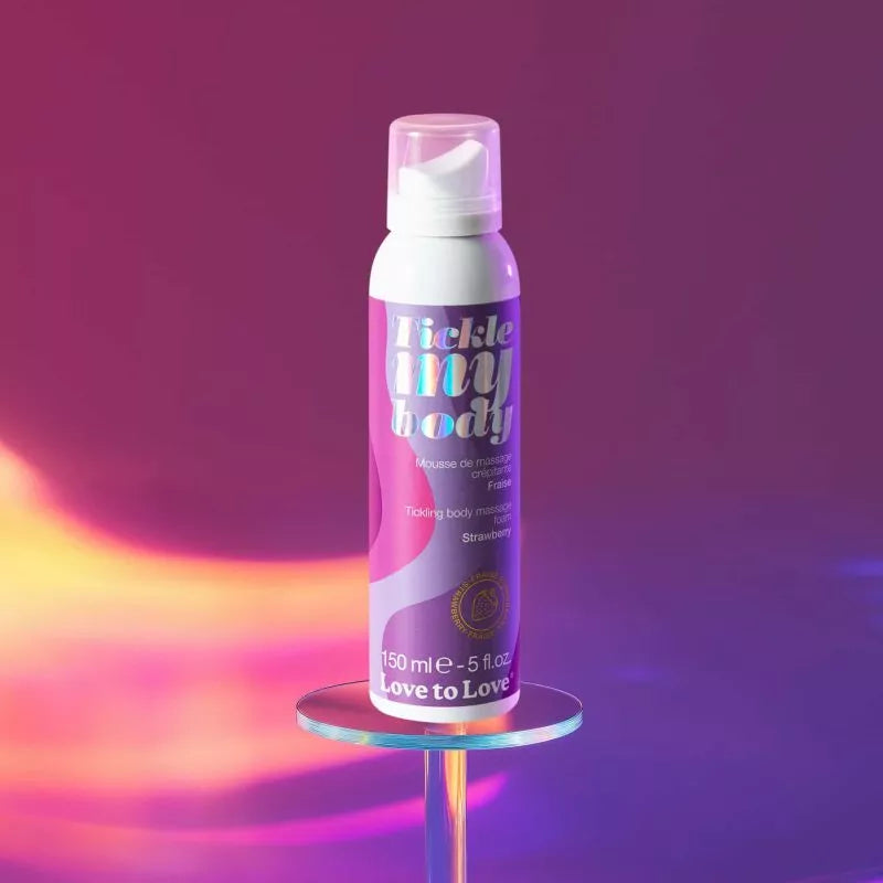 Tickle My Body Massage Foam in Strawberry