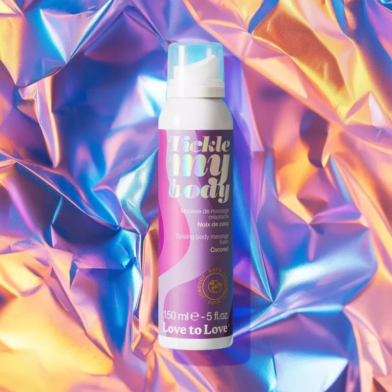 Tickle My Body Massage Foam in Coconut