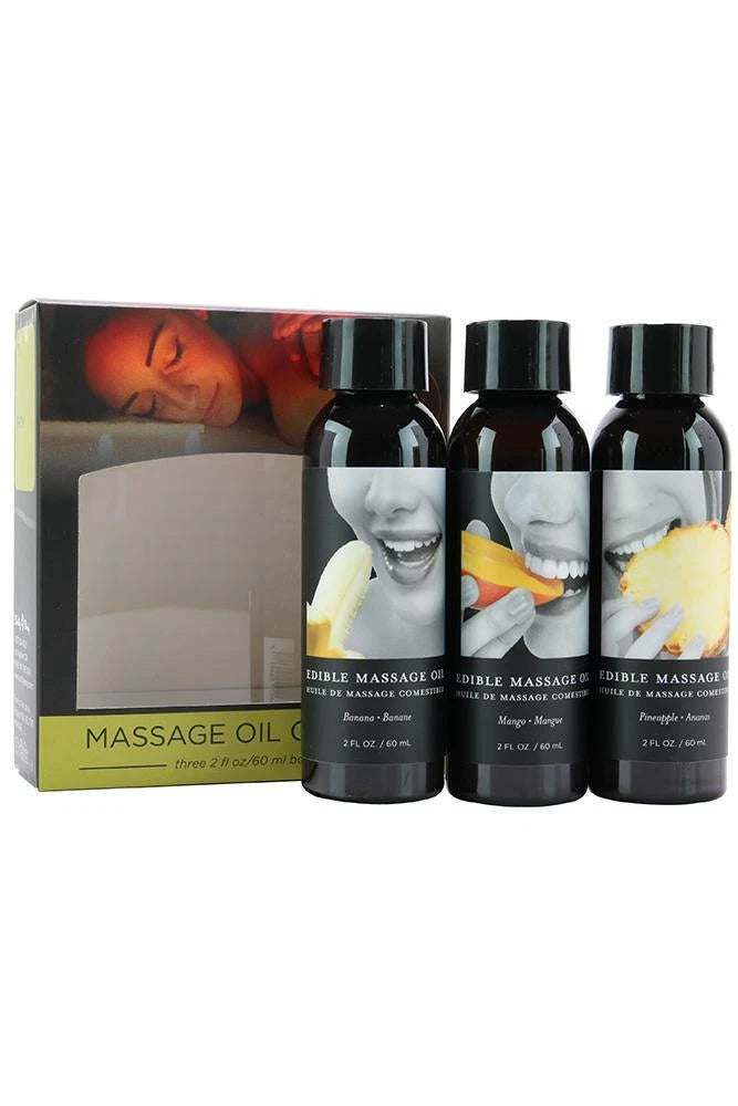Edible Tropical Massage Oil Gift Set