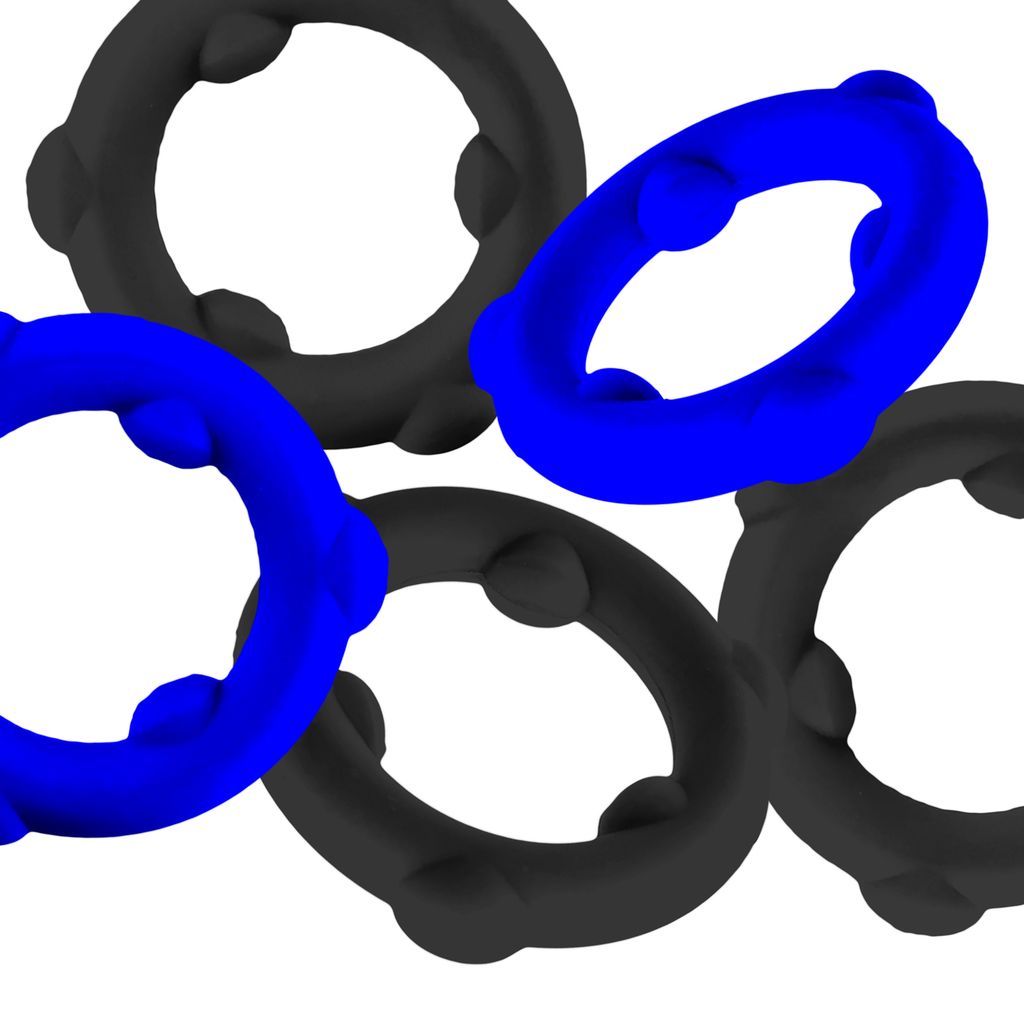 Gearheads 5-Pack Liquid Silicone C-Rings