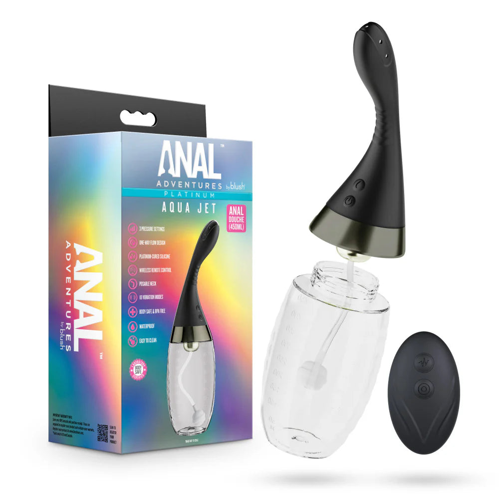 Anal Adventures Aqua Jet Vibrating Anal Douche