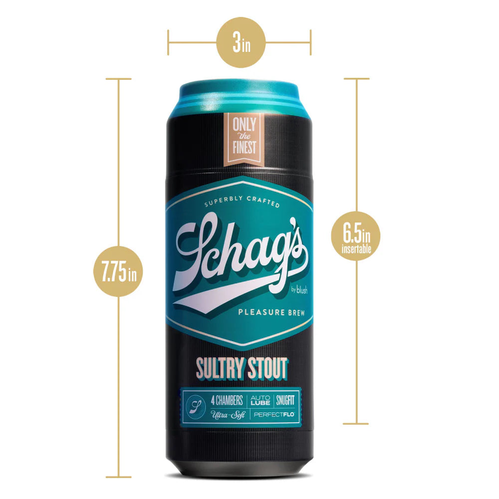 Schag's Sultry Stout Self-Lubricating Stroker Frosted