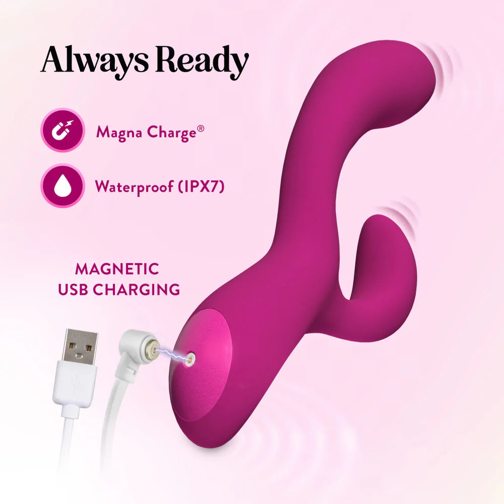 Quinn Dual Stimulation Rabbit Vibrator With Auto Warming