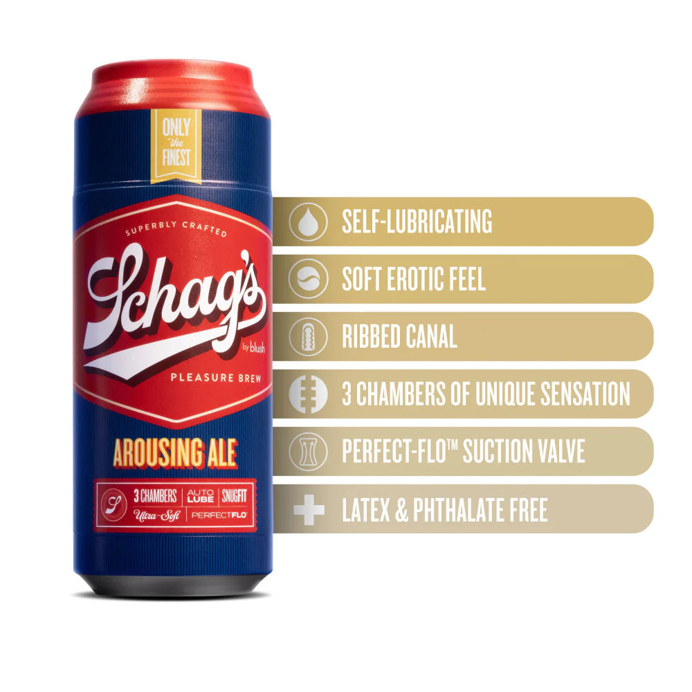 Schag's Arousing Ale Self-Lubricating Stroker Frosted