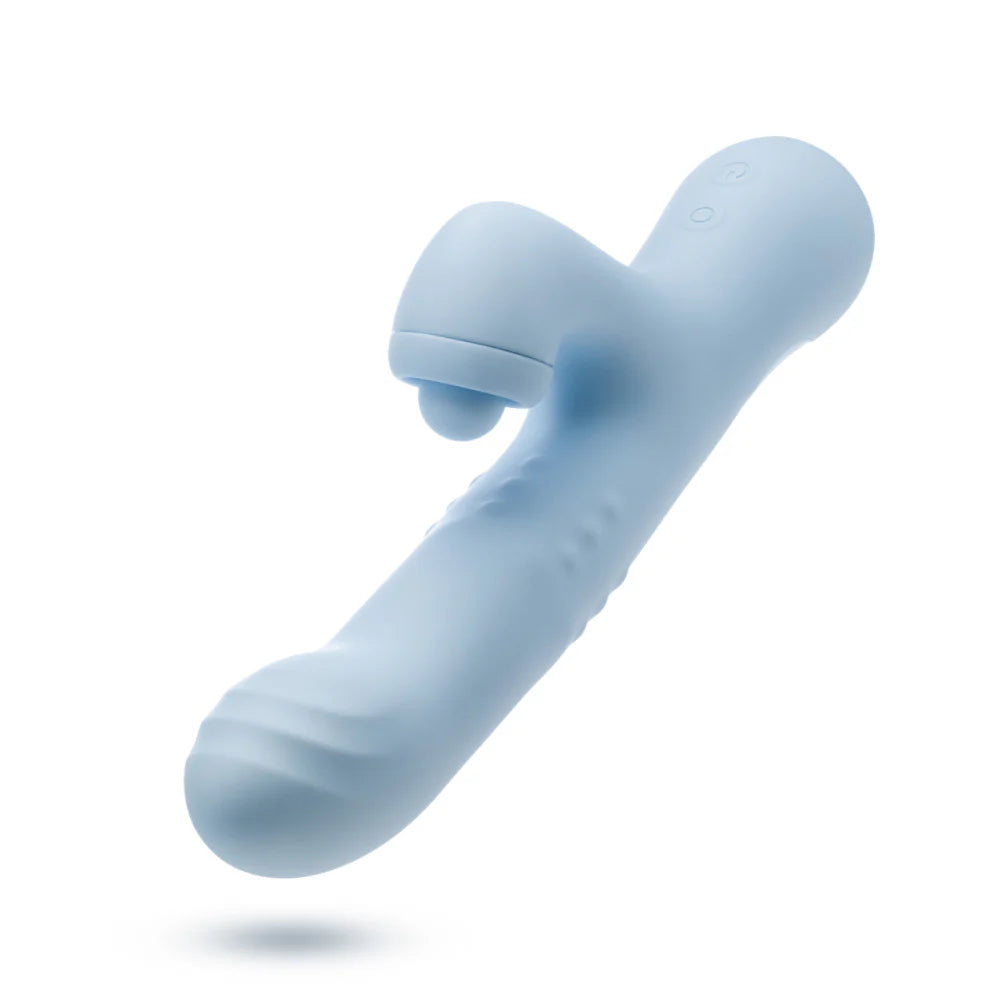 Devin Dual Stimulation Tapping Rabbit Vibrator