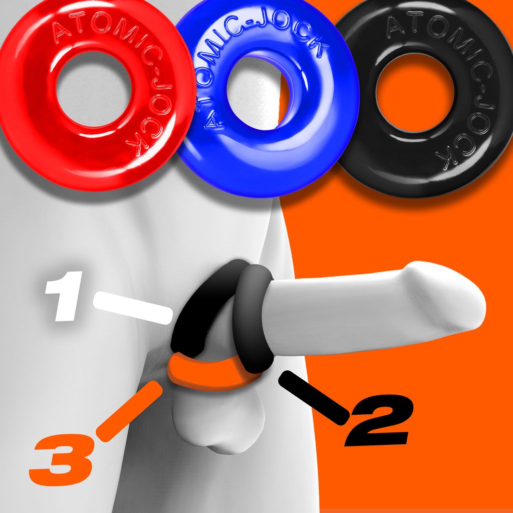 Ringer Donut C-Rings 3-Pack Multicolor